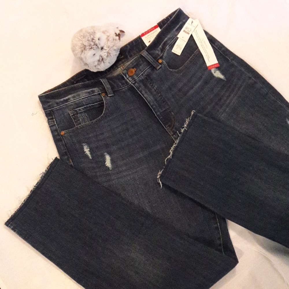 High waist blue jean